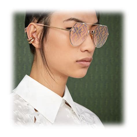 fendi pink aviator|fendi aviator sunglasses women.